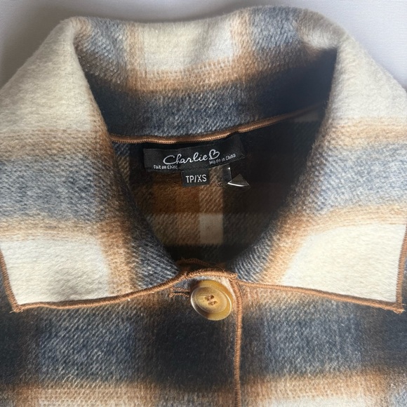 CHARLIE B Reversible Plaid Jacket - Picture 8 of 12